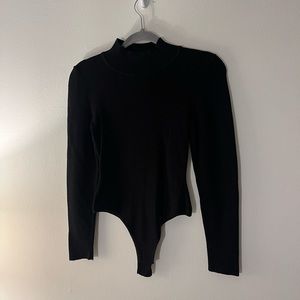 Superdown Black Bodysuit